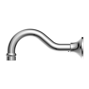 NERO YORK WALL BASIN / BATH SPOUT 206MM CHROME