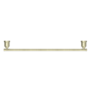 NERO YORK NON HEATED SINGLE TOWEL RAIL 600MM AGED BRASS