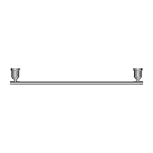 NERO YORK NON-HEATED SINGLE TOWEL RAIL 600MM CHROME