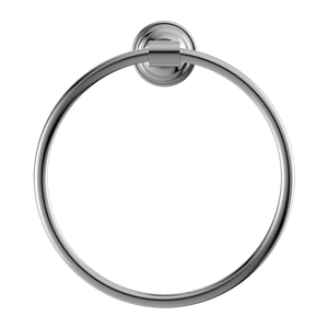 NERO YORK TOWEL RING 199MM CHROME