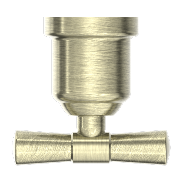 NERO YORK ROBE HOOK 80MM AGED BRASS