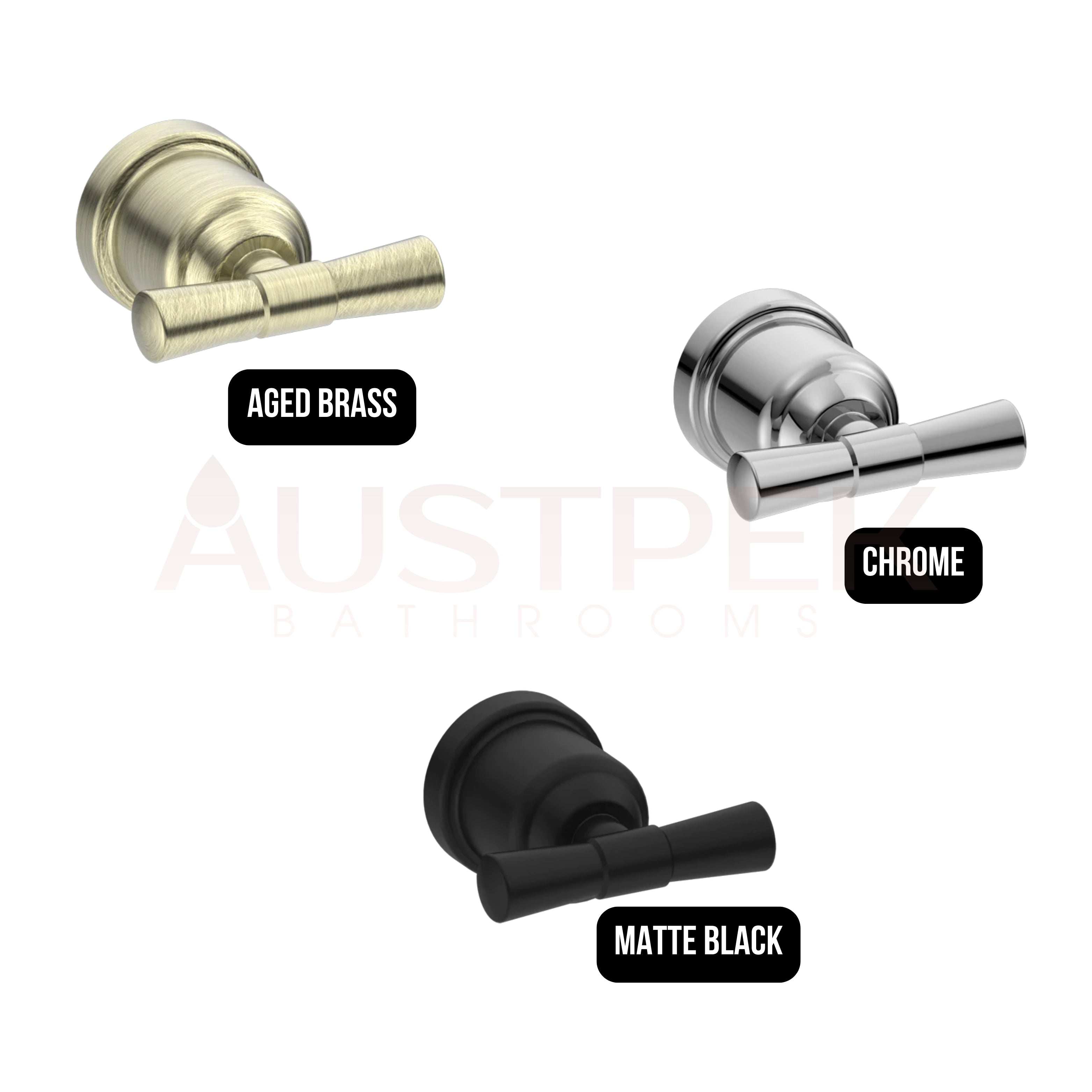 NERO YORK ROBE HOOK 80MM MATTE BLACK