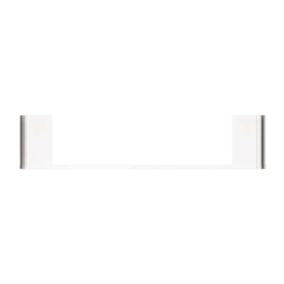NERO BIANCA HAND TOWEL RAIL 300MM BRUSHED NICKEL