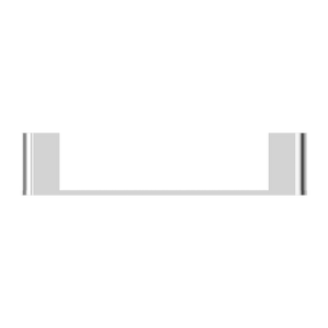 NERO BIANCA HAND TOWEL RAIL 300MM CHROME