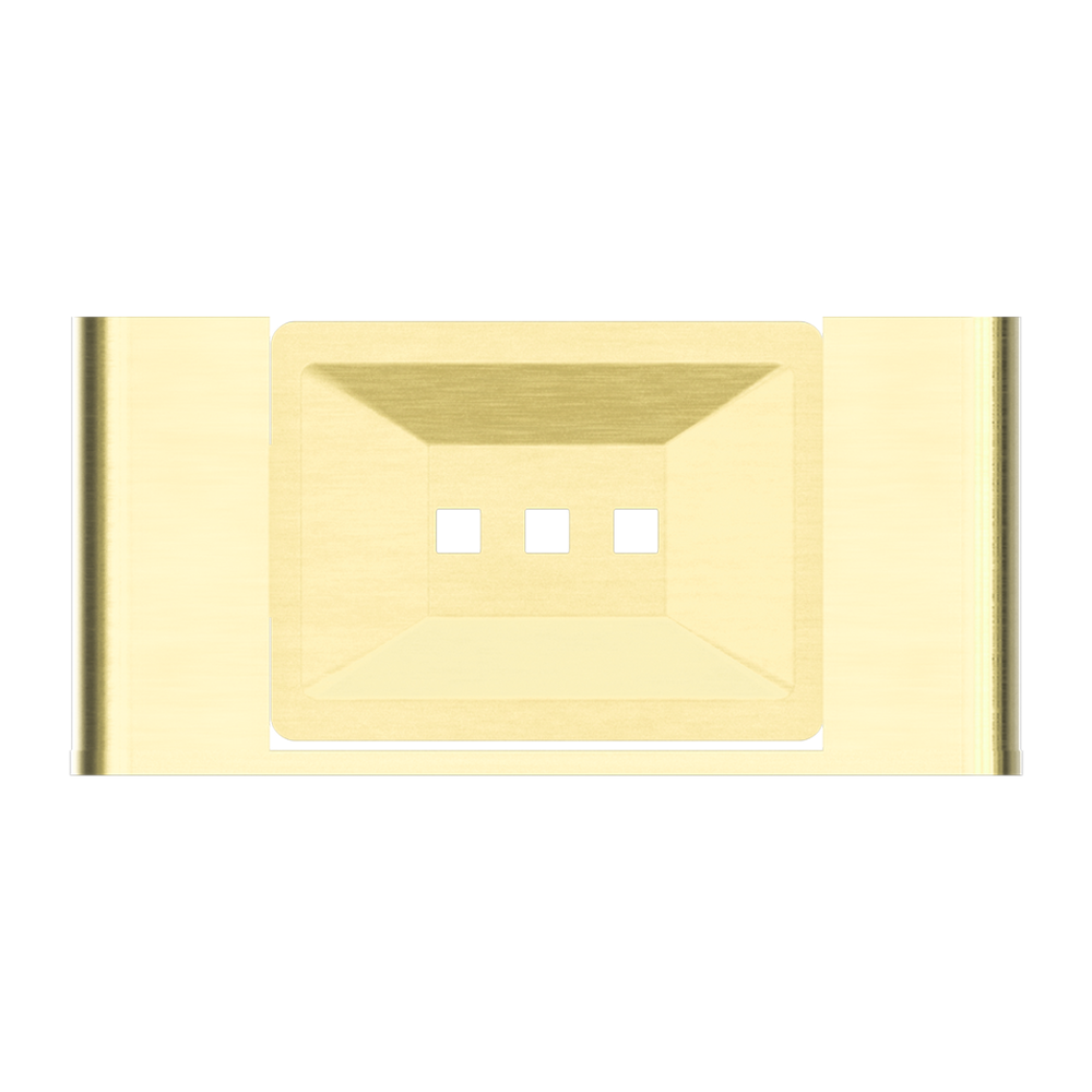 NERO BIANCA SOAP DISH HOLDER 193MM BRUSHED GOLD