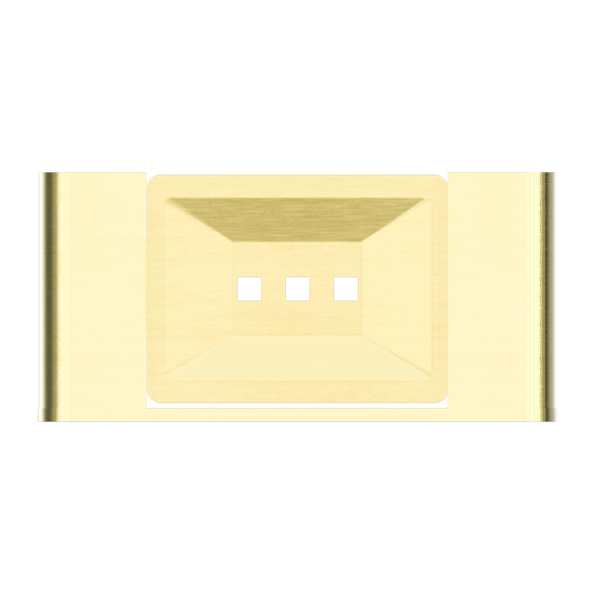 NERO BIANCA SOAP DISH HOLDER 193MM BRUSHED GOLD