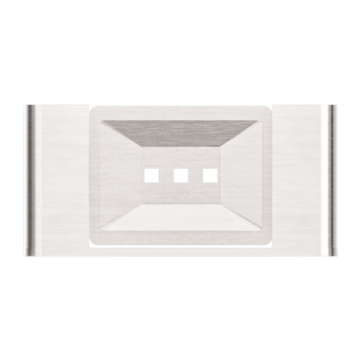 NERO BIANCA SOAP DISH HOLDER 193MM BRUSHED NICKEL