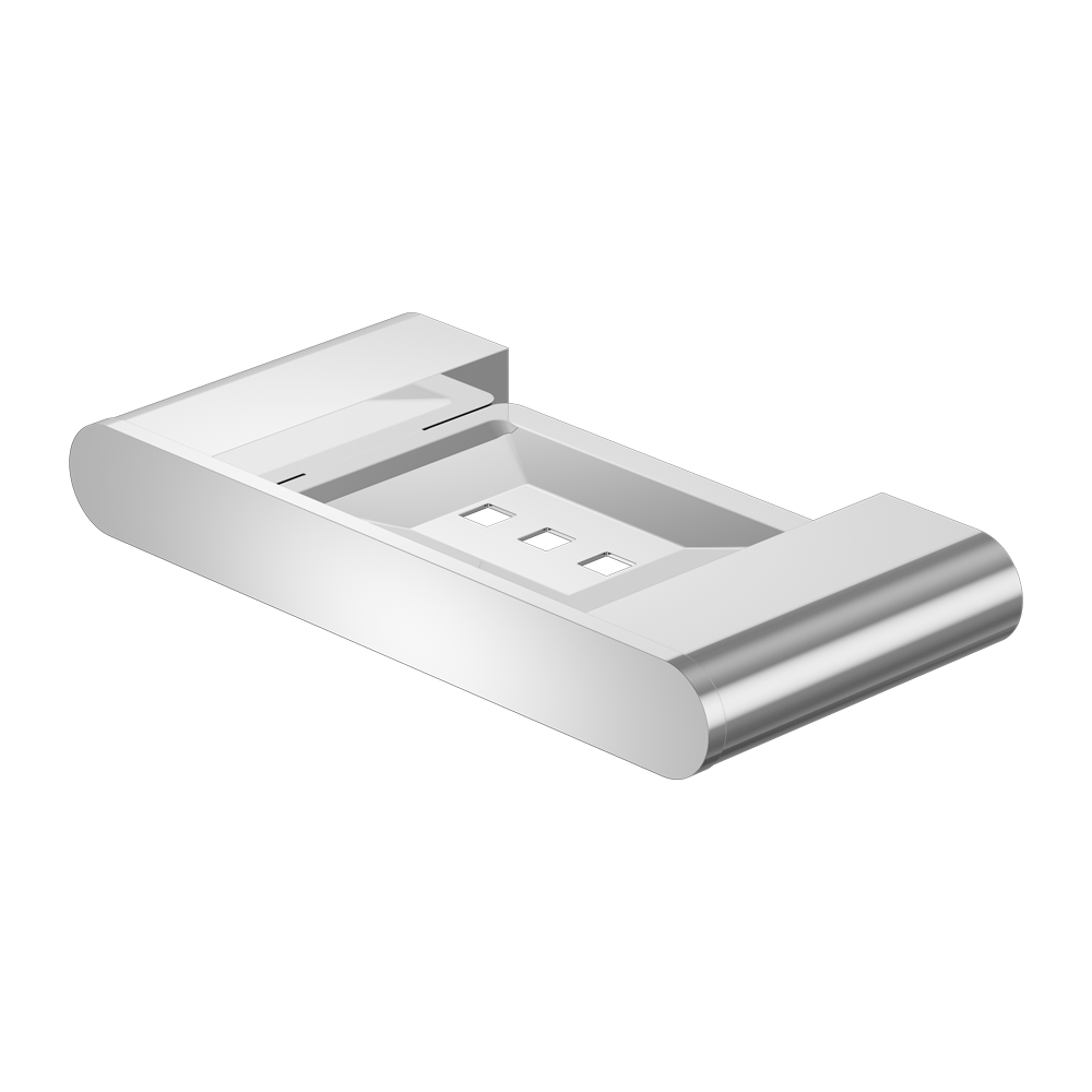 NERO BIANCA SOAP DISH HOLDER 193MM CHROME