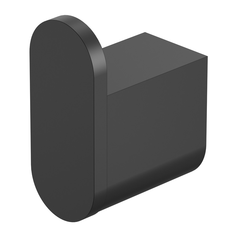 NERO BIANCA ROBE HOOK 45MM MATTE BLACK