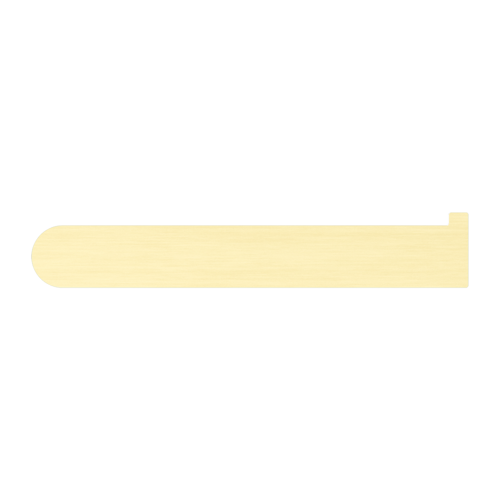 NERO BIANCA TOILET ROLL HOLDER 180MM BRUSHED GOLD