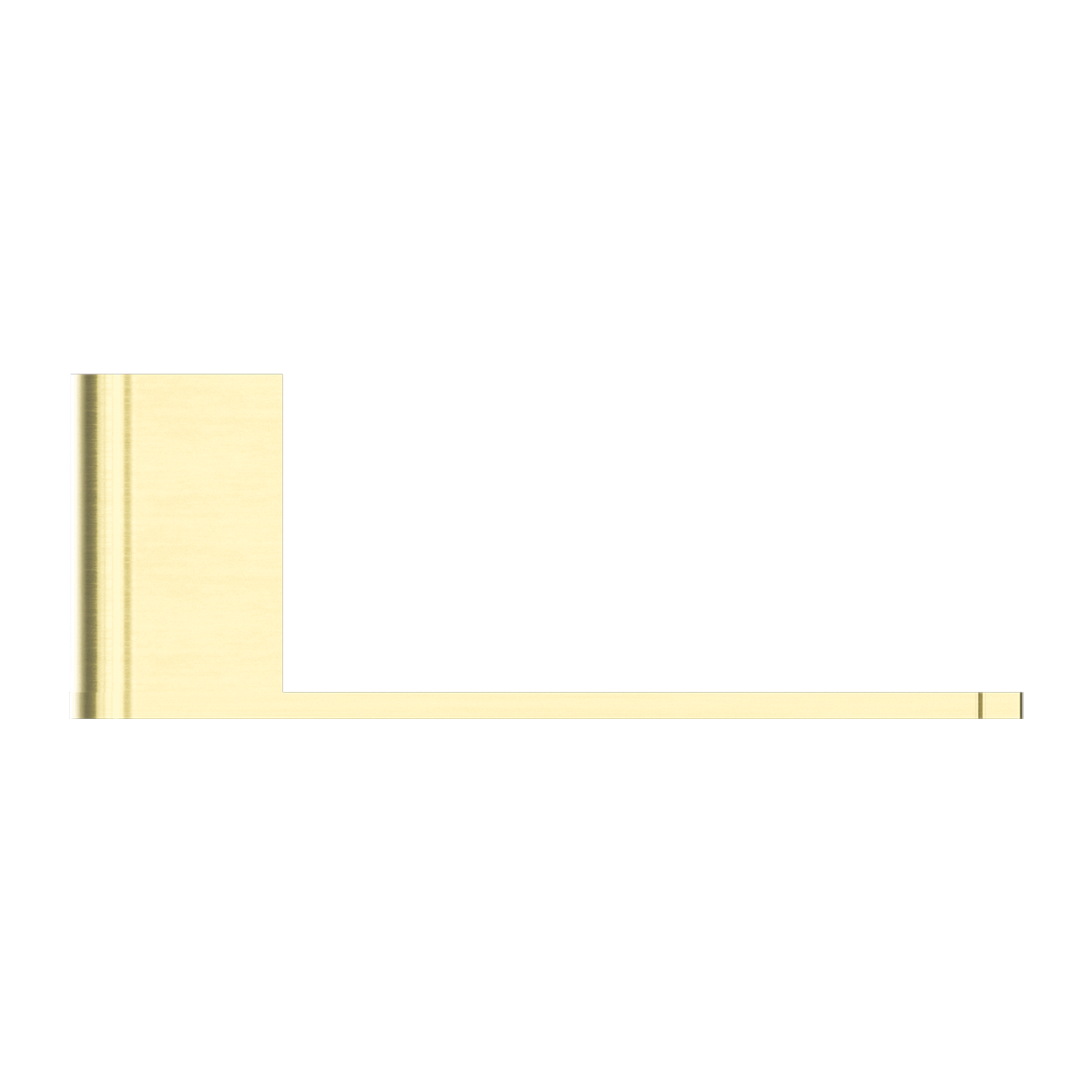 NERO BIANCA TOILET ROLL HOLDER 180MM BRUSHED GOLD