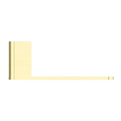 NERO BIANCA TOILET ROLL HOLDER 180MM BRUSHED GOLD