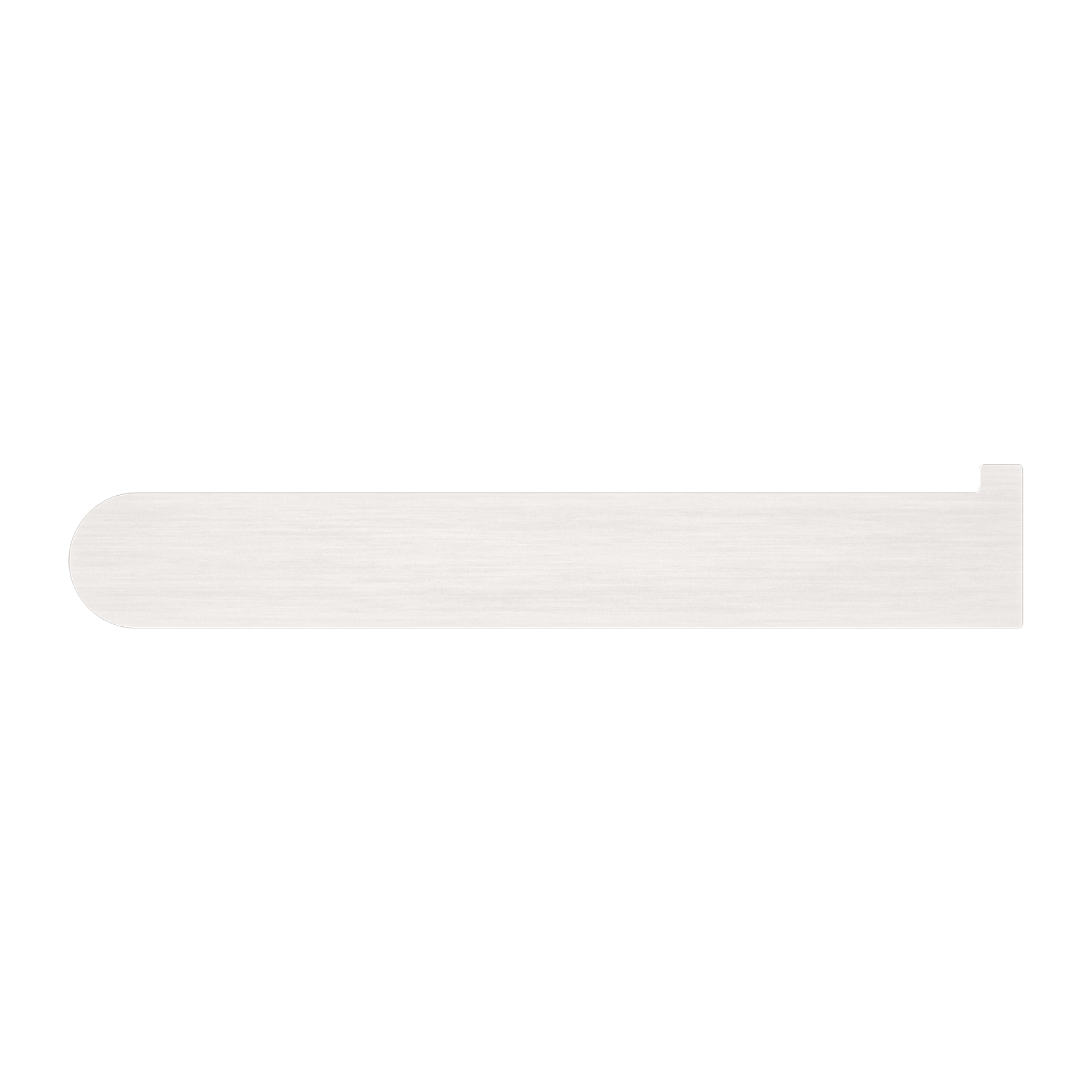 NERO BIANCA TOILET ROLL HOLDER 180MM BRUSHED NICKEL