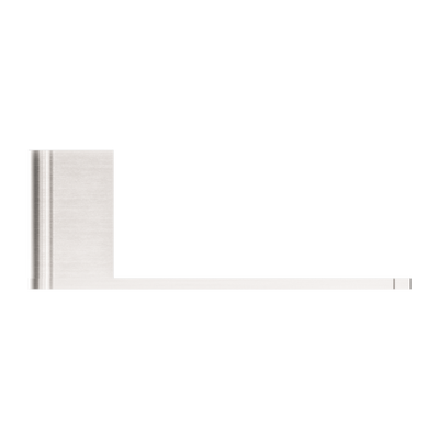 NERO BIANCA TOILET ROLL HOLDER 180MM BRUSHED NICKEL