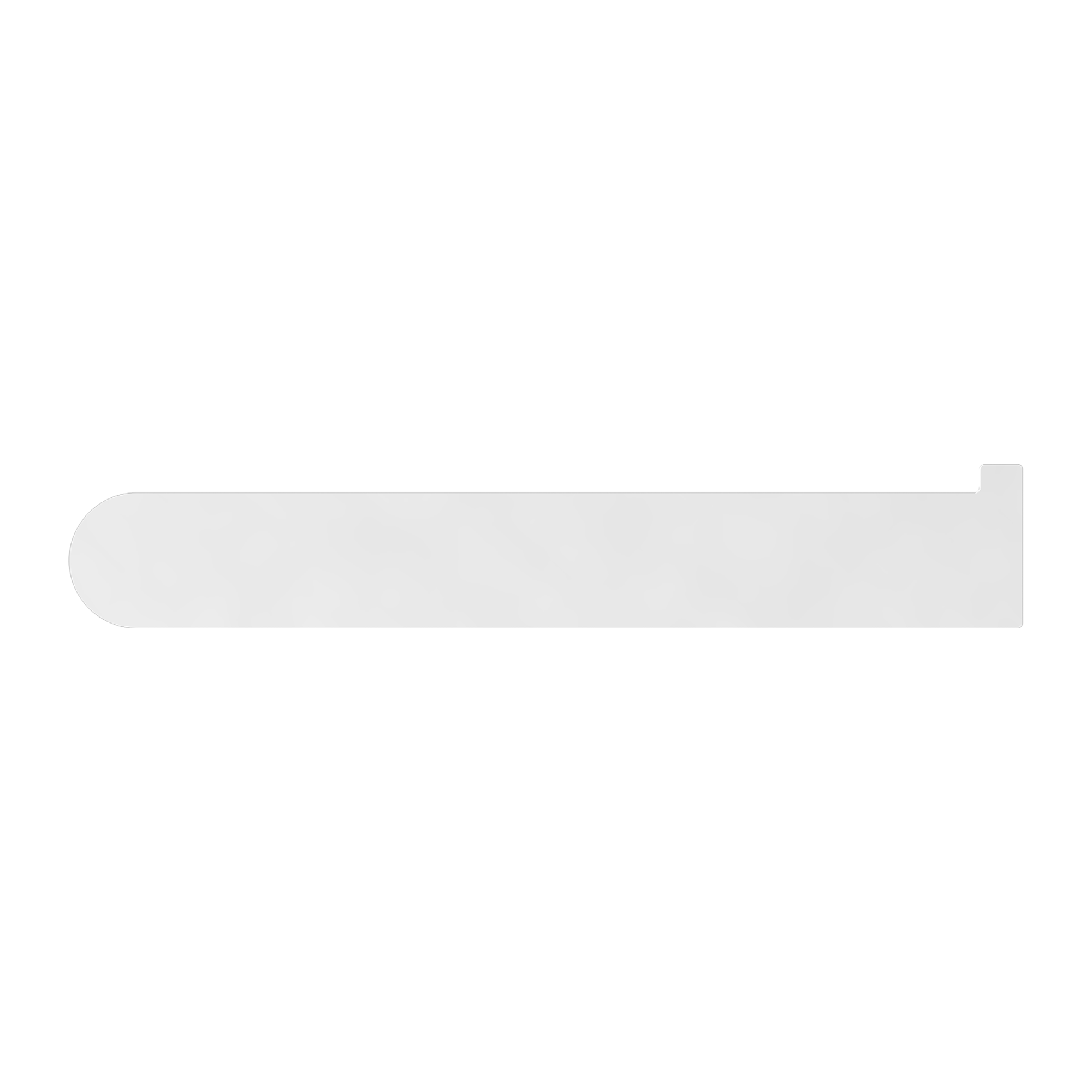 NERO BIANCA TOILET ROLL HOLDER 180MM CHROME