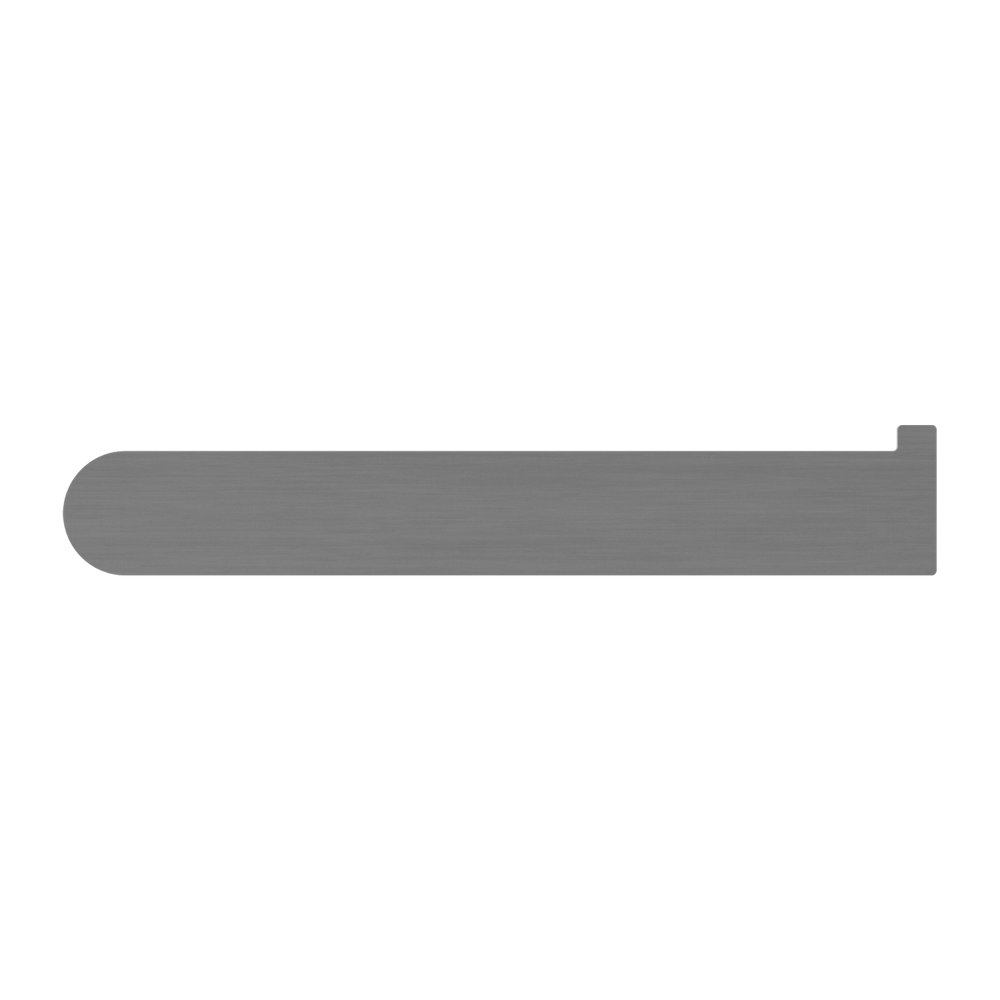 NERO BIANCA TOILET ROLL HOLDER 180MM GUN METAL