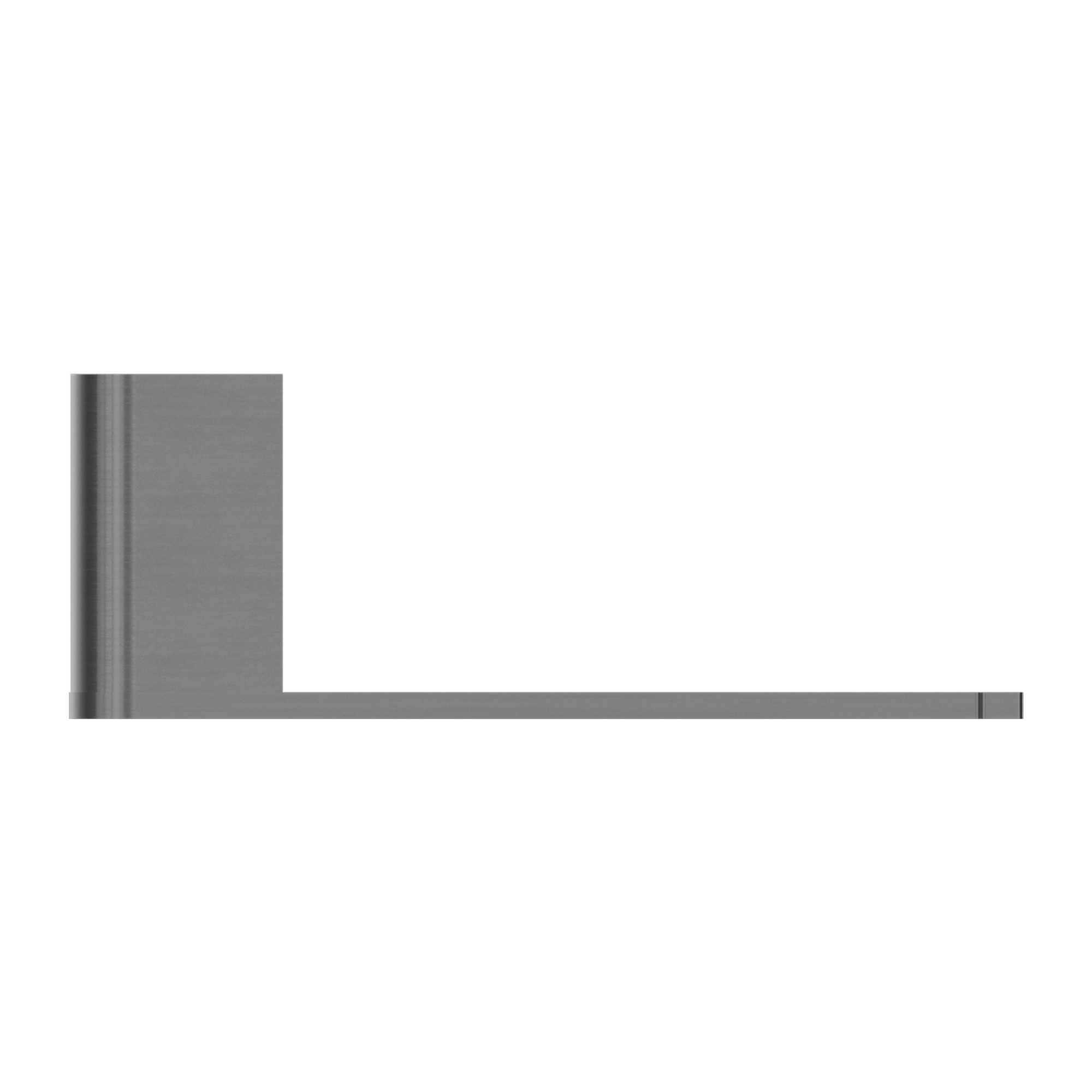 NERO BIANCA TOILET ROLL HOLDER 180MM GUN METAL