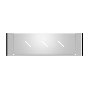 NERO BIANCA METAL SHOWER SHELF 423MM CHROME