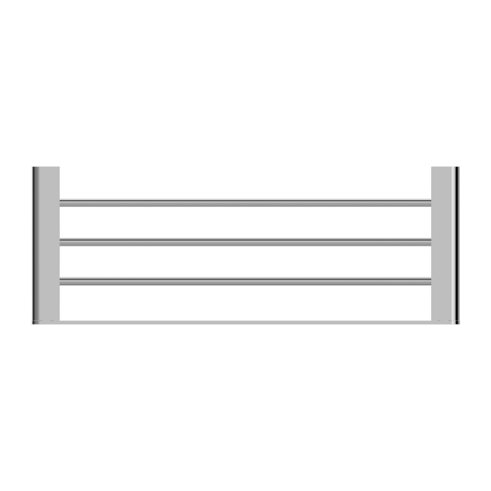 NERO BIANCA NON-HEATED TOWEL RACK 600MM CHROME