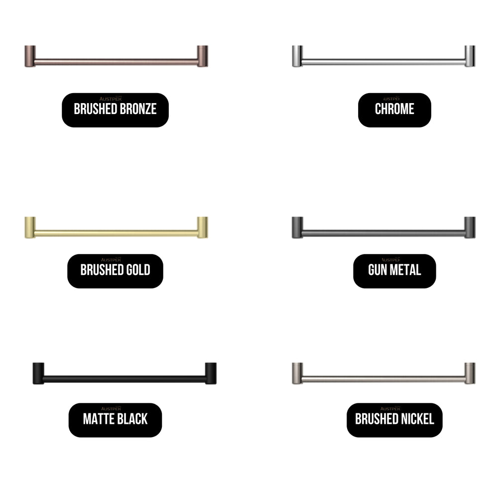 NERO MECCA CARE 25MM GRAB RAIL BRUSHED GOLD (AVAILABLE IN 300MM, 450MM, 600MM, 900MM AND 1200MM)