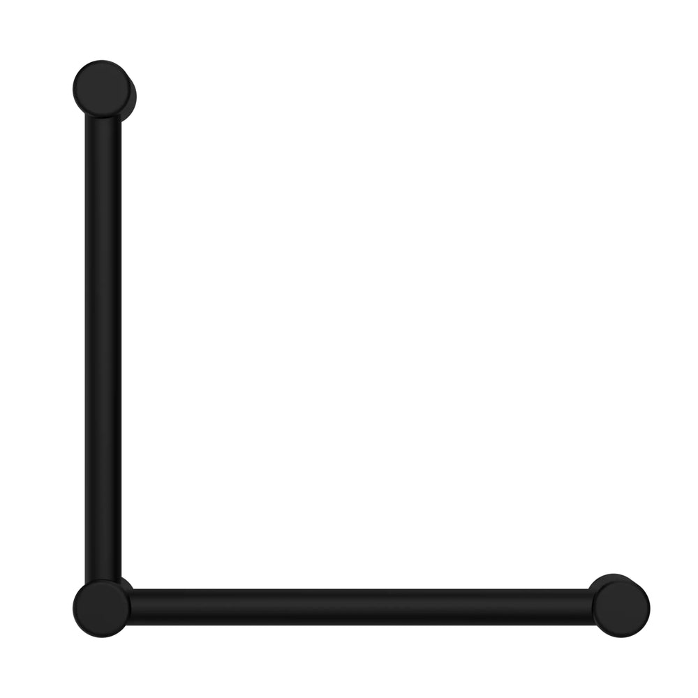 NERO MECCA CARE 32MM TOILET GRAB RAIL 90° 450X450MM MATTE BLACK