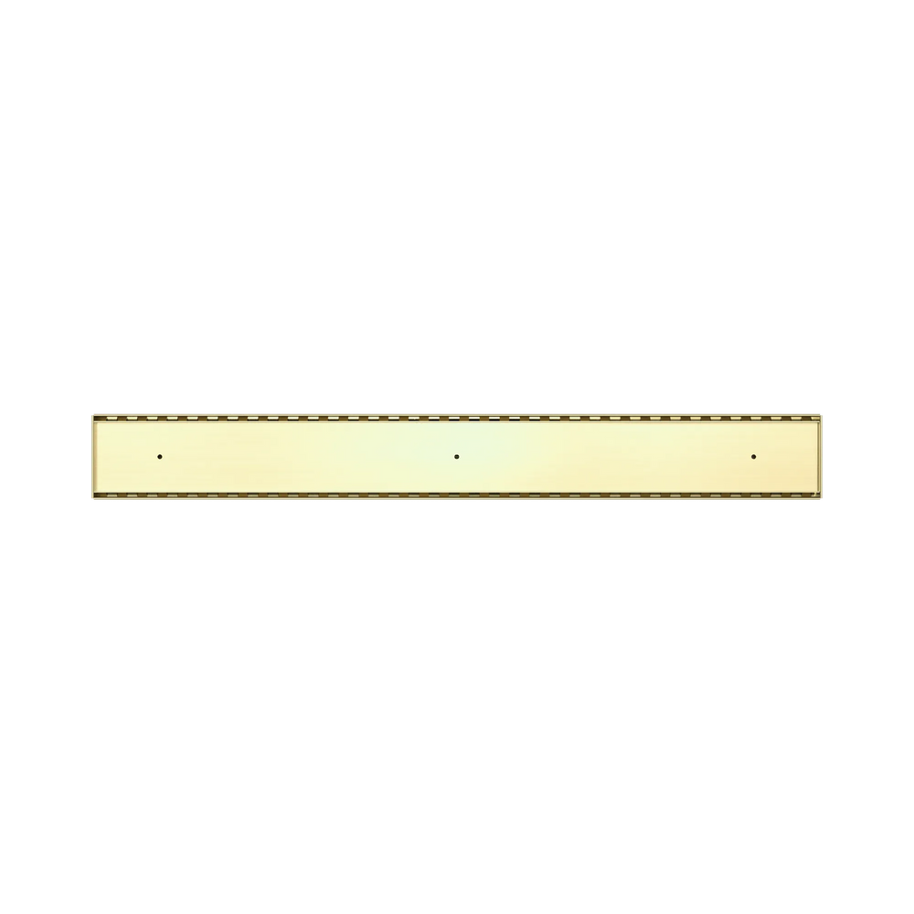NERO TILE INSERT V CHANNEL 900X106MM FLOOR GRATE WITHOUT OUTLET BRUSHED GOLD