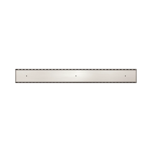 NERO TILE INSERT V CHANNEL 900X106MM FLOOR GRATE WITHOUT OUTLET BRUSHED NICKEL