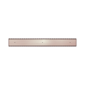 NERO TILE INSERT V CHANNEL 900X106MM FLOOR GRATE WITHOUT OUTLET BRUSHED BRONZE