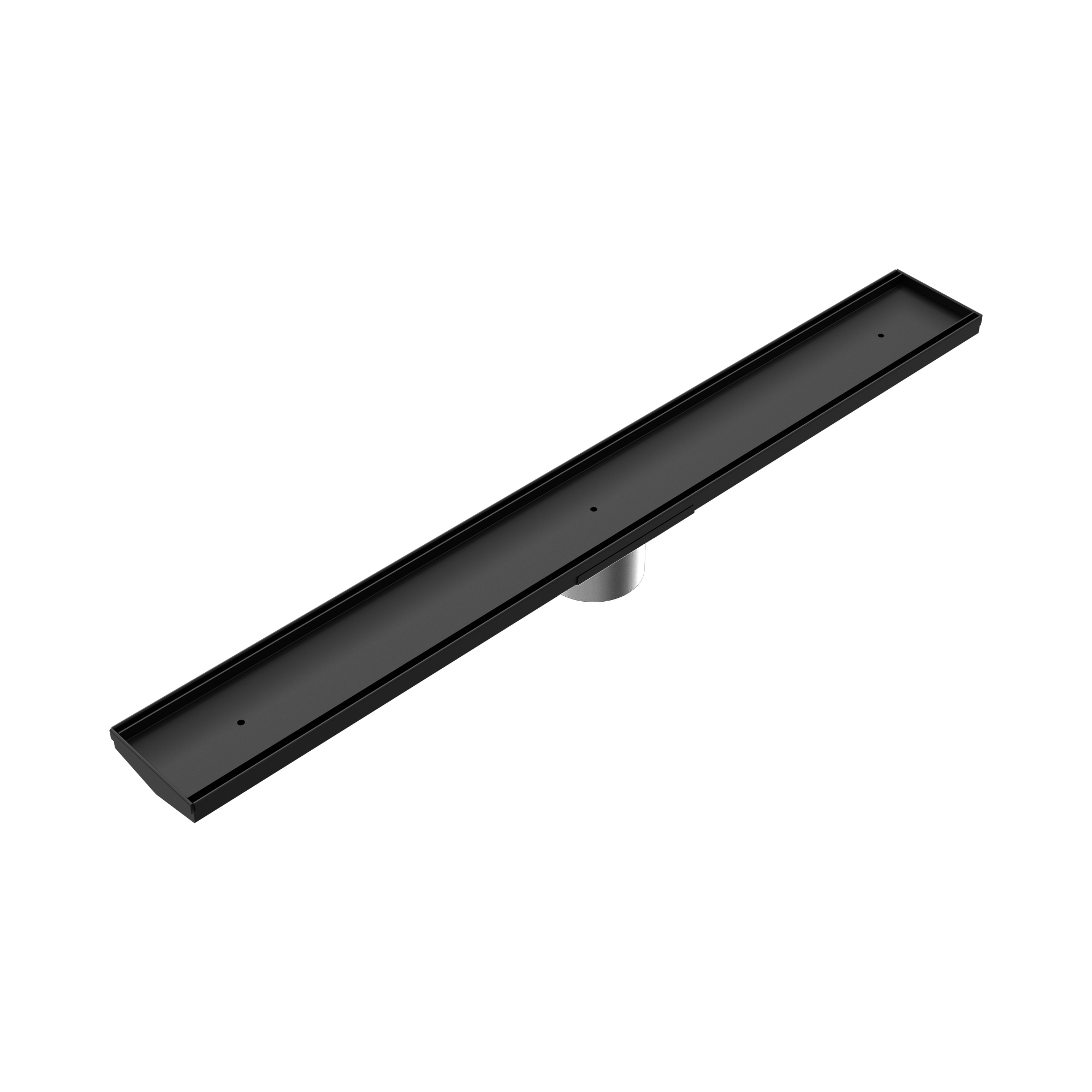 NERO V CHANNEL TILE INSERT FLOOR GRATE 900MM MATTE BLACK (AVAILABLE IN 90MM AND 80MM OUTLET)