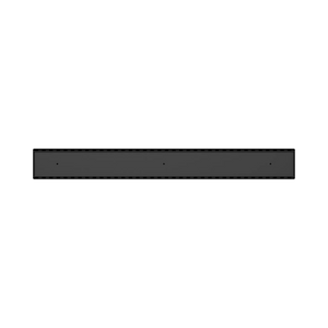 NERO TILE INSERT V CHANNEL 900X106MM FLOOR GRATE WITHOUT OUTLET MATTE BLACK