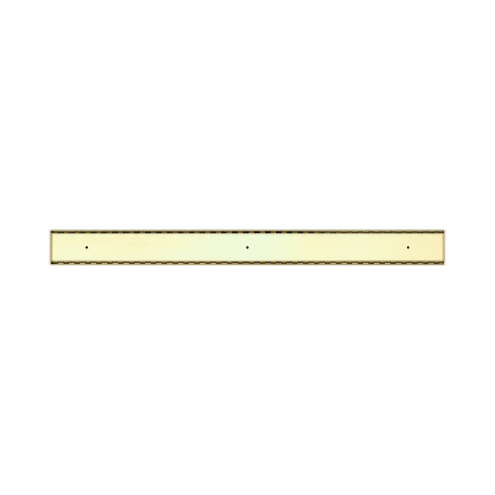 NERO TILE INSERT V CHANNEL 900X82MM FLOOR GRATE WITHOUT OUTLET BRUSHED GOLD