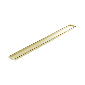 NERO V CHANNEL TILE INSERT FLOOR GRATE WITHOUT OUTLET BRUSHED GOLD (AVAILABLE IN 600MM AND 1200MM)