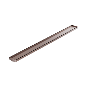 NERO V CHANNEL TILE INSERT FLOOR GRATE WITHOUT OUTLET BRUSHED BRONZE (AVAILABLE IN 600MM AND 1200MM)