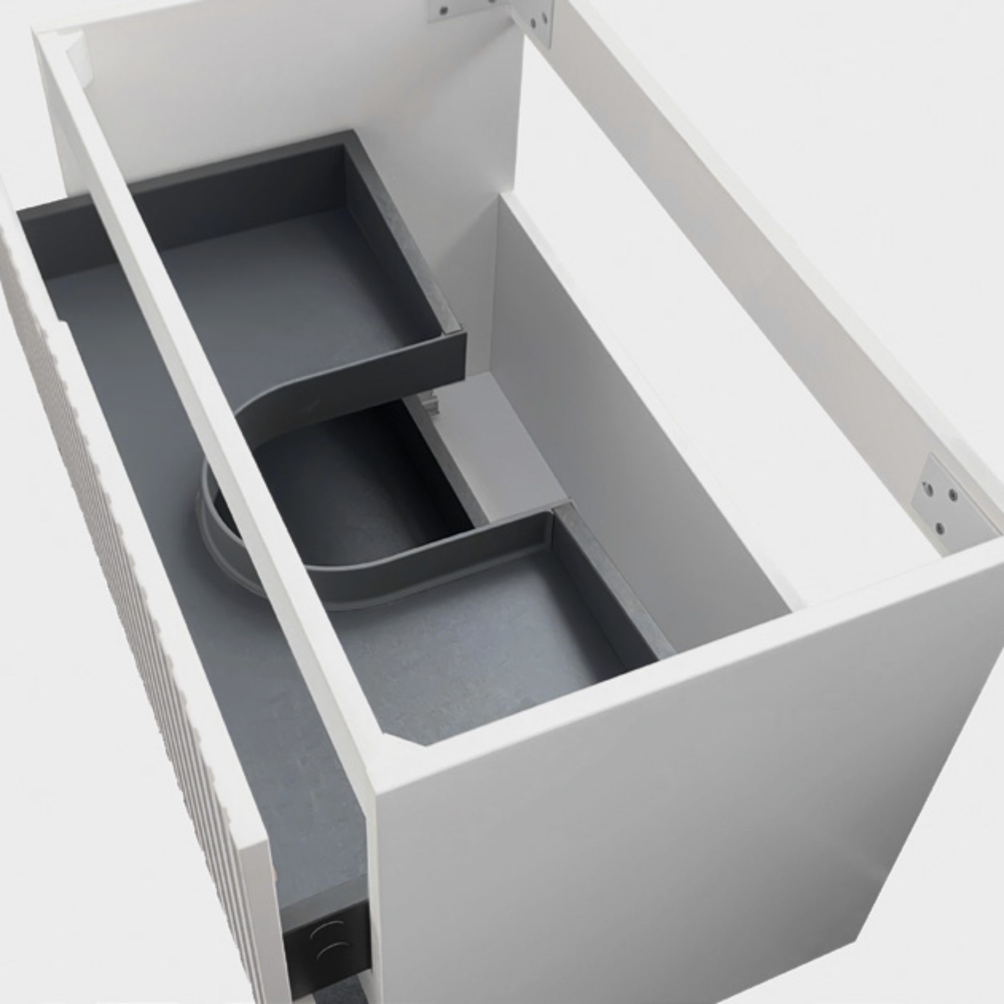 OTTI NOOSA MATTE WHITE 600MM SINGLE BOWL FLOOR STANDING VANITY