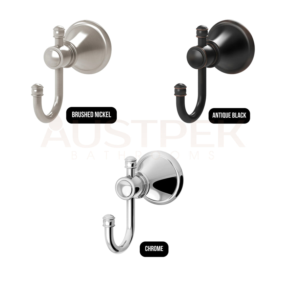 PHOENIX NOSTALGIA ROBE HOOK ANTIQUE BLACK 60MM