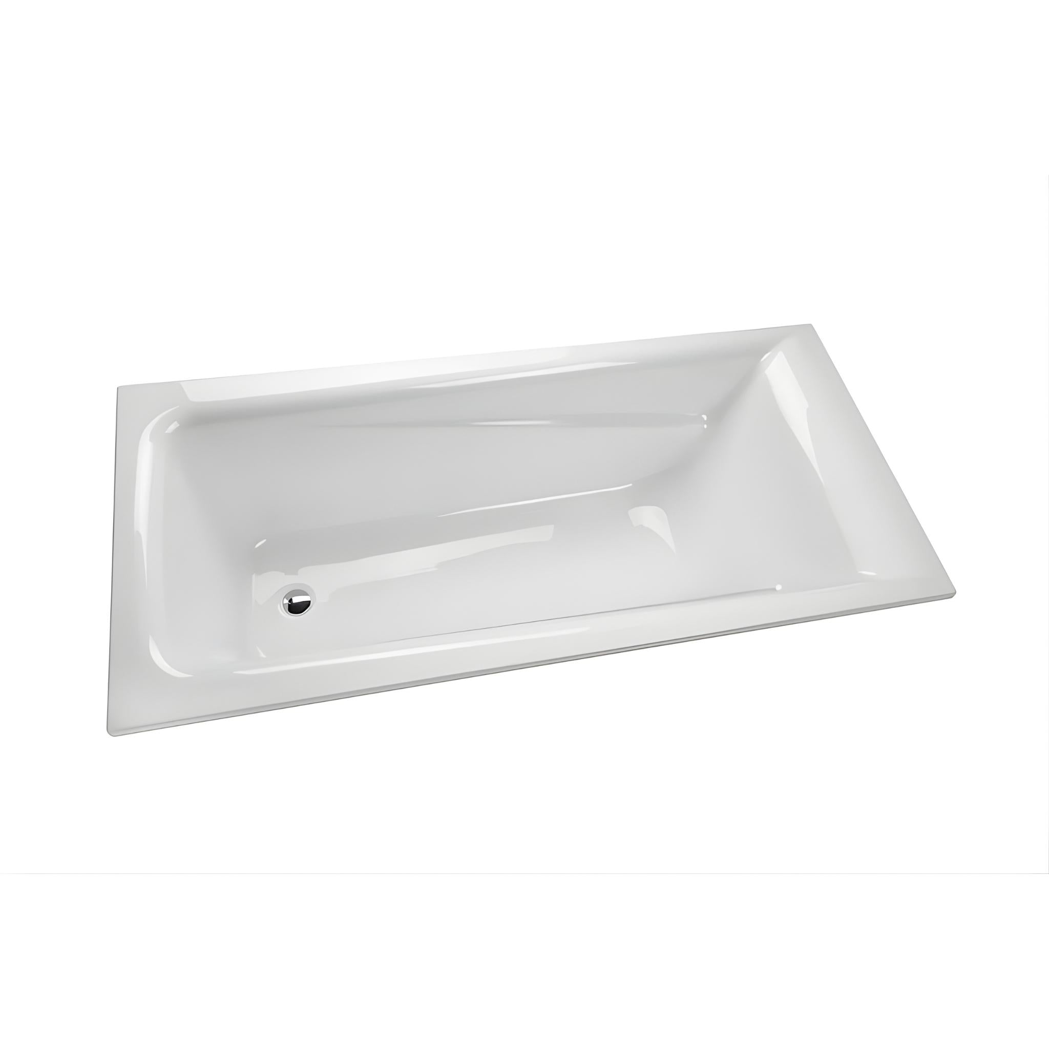 DECINA NOVARA INSET BATH GLOSS WHITE (AVAILABLE IN 1525MM, 1650MM AND 1665MM)