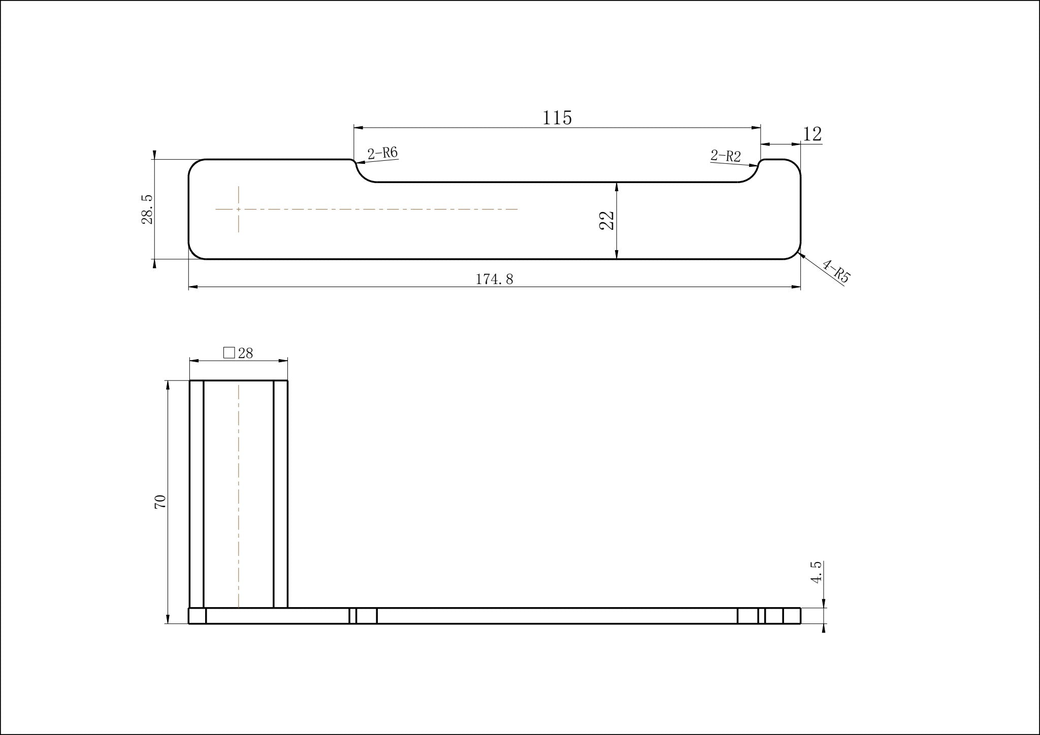 MODERN NATIONAL NOVA TOILET PAPER HOLDER CHROME