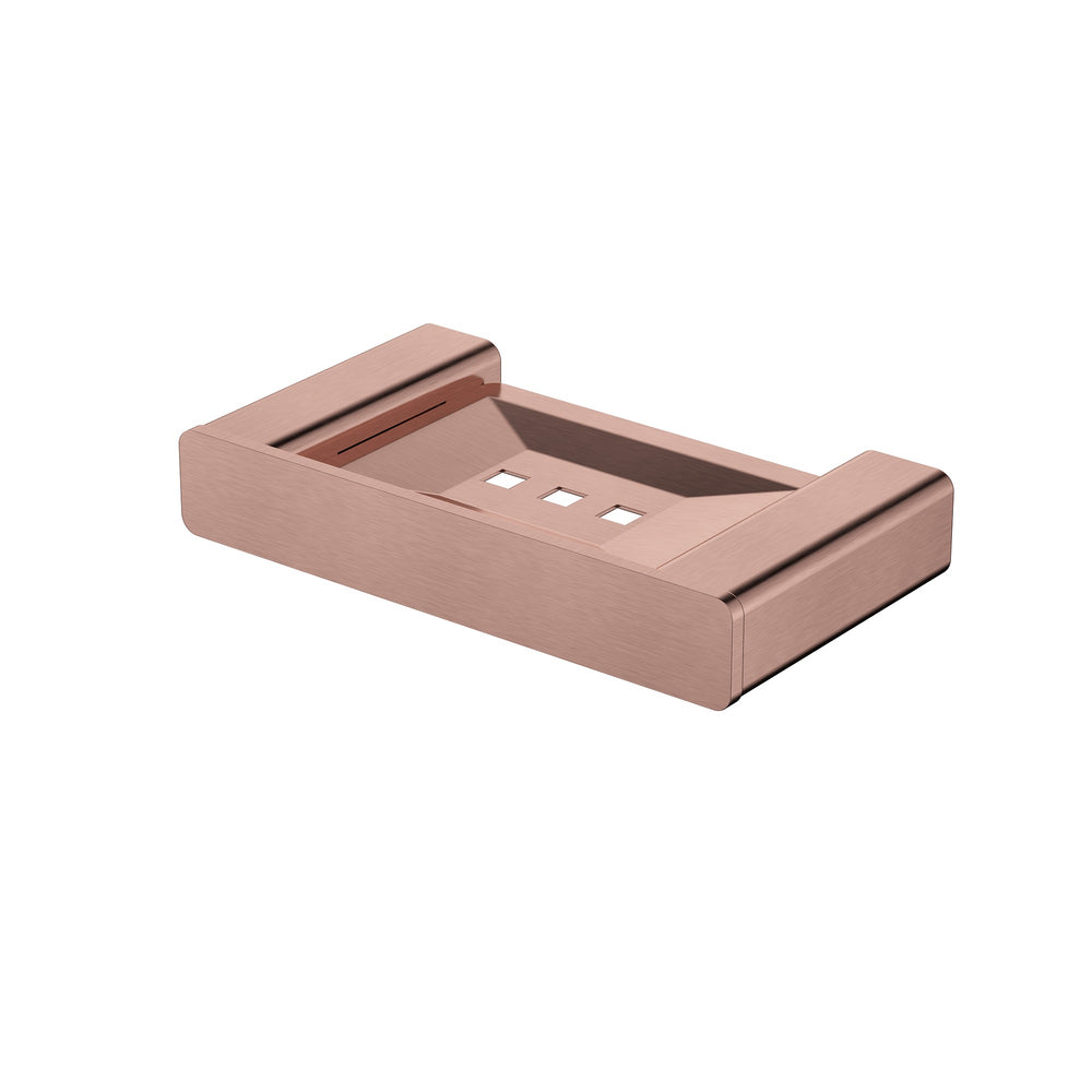 MODERN NATIONAL NOVA SOAP DISH HOLDER 140MM CHAMPAGNE