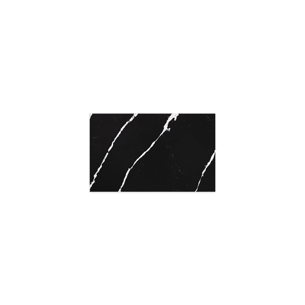 FIENZA NERO VENA SILICA FREE RECTANGULAR STONE BENCHTOP (AVAILABLE IN 600MM, 750MM, 900MM, 1200MM, 1500MM AND 1800MM)