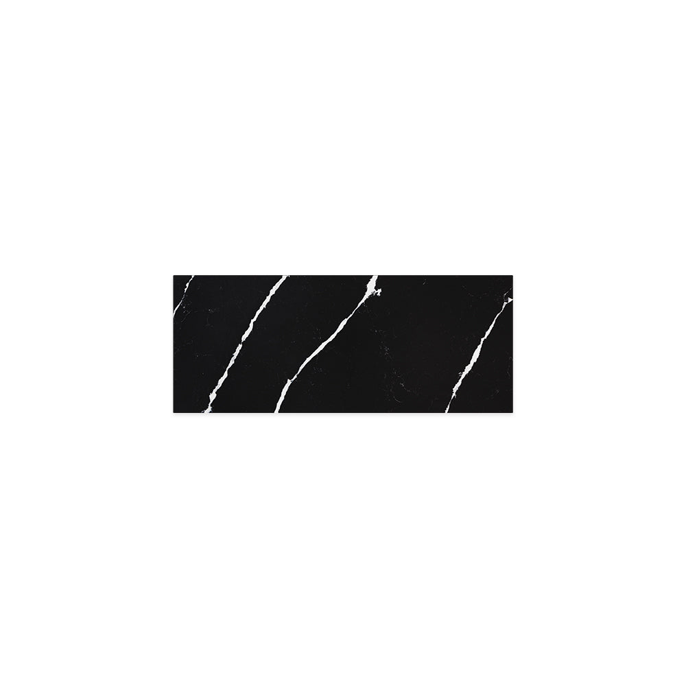 FIENZA NERO VENA SILICA FREE RECTANGULAR STONE BENCHTOP (AVAILABLE IN 750MM, 900MM AND 1200MM)