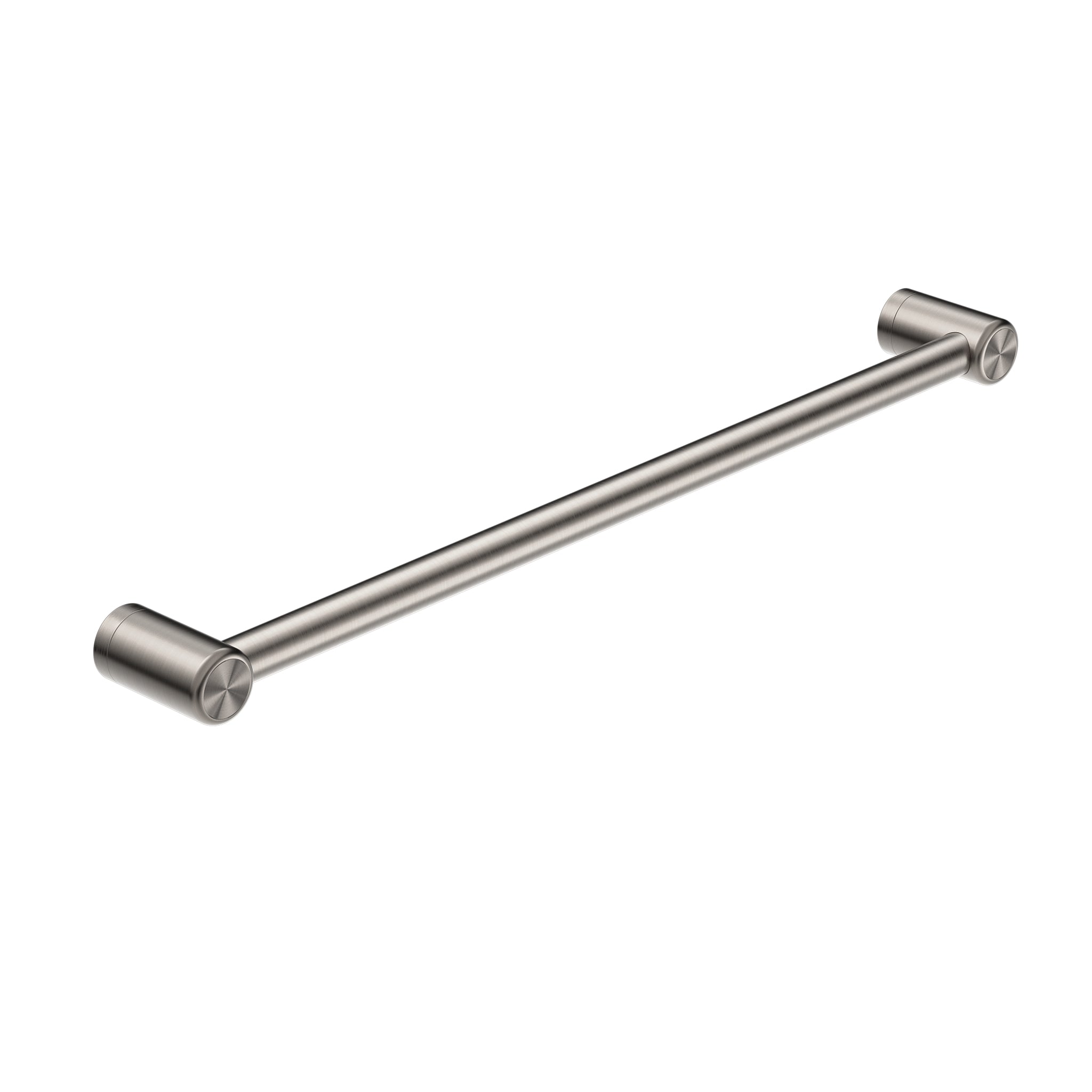 NERO MECCA CARE 25MM GRAB RAIL BRUSHED NICKEL (AVAILABLE IN 300MM, 450MM, 600MM, 900MM AND 1200MM)