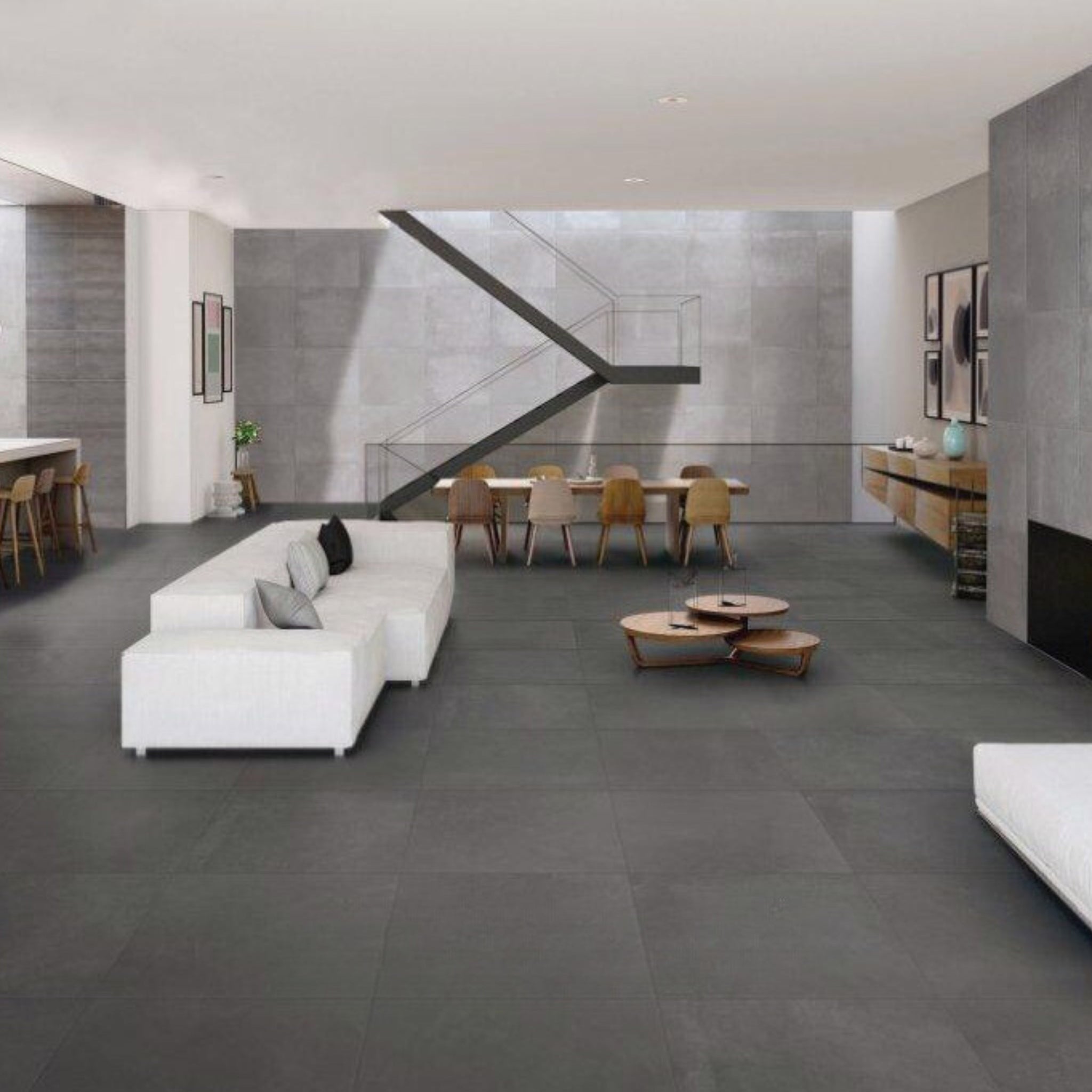 EVERSTONE DOCKLAND NIGHTBAR GRIP 600X600MM SQUARE TILE (PER BOX)