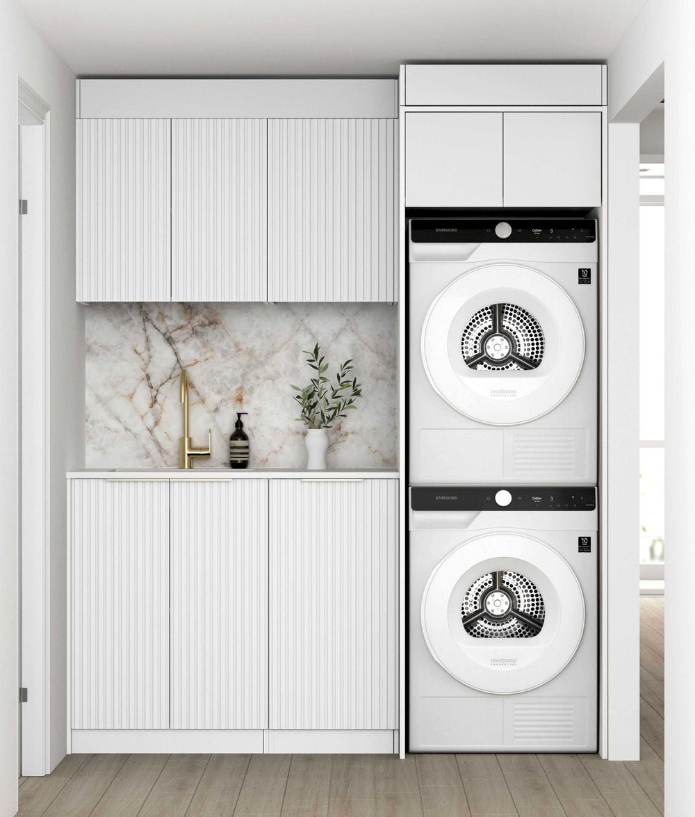 OTTI NOOSA MATTE WHITE 630MM BASE LAUNDRY CABINET