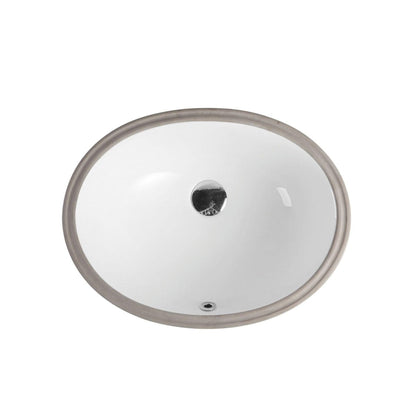 MERCIO NUE OVAL UNDER COUNTER BASIN GLOSS WHITE 585MM