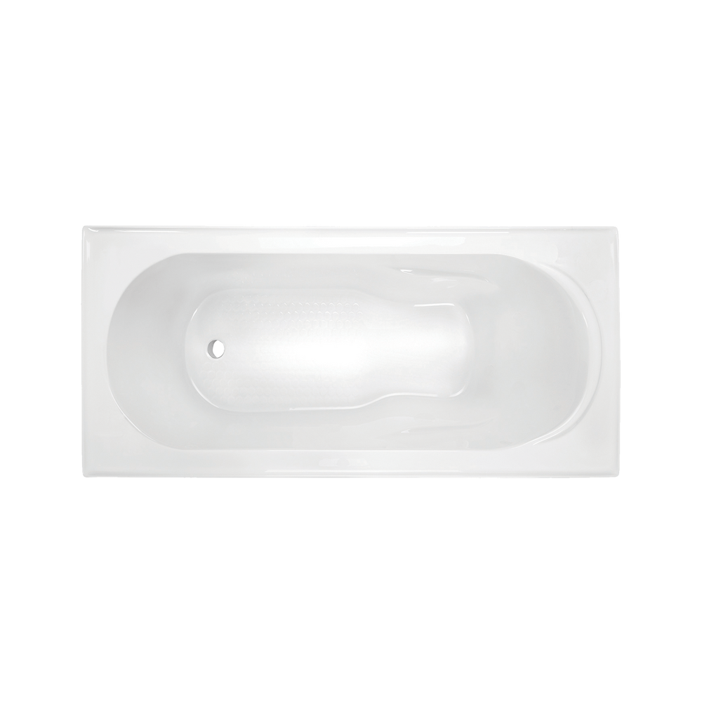 OLIVERI DUBLIN INSET BATHTUB WITH TILE BEAD HIGH GLOSS WHITE (AVAILABLE IN 1510MM AND 1650MM)