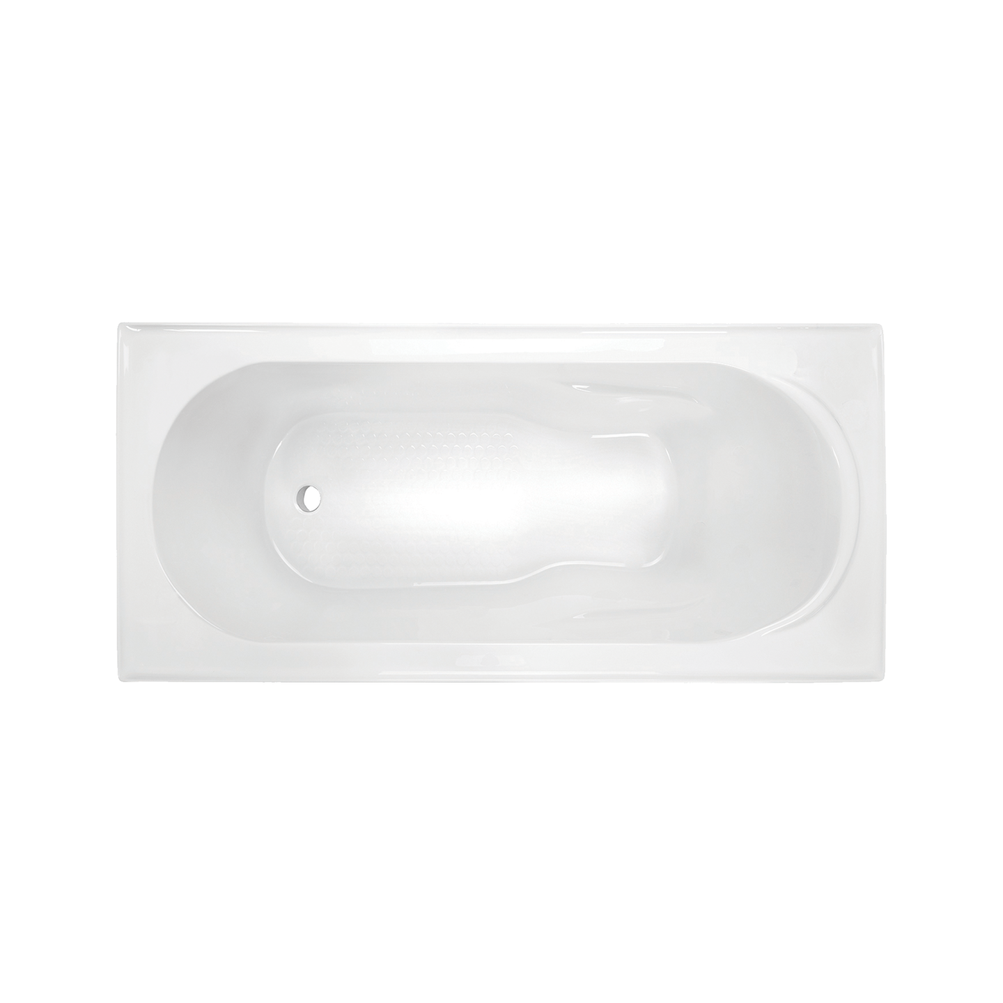 OLIVERI DUBLIN INSET BATHTUB WITH TILE BEAD HIGH GLOSS WHITE (AVAILABLE IN 1510MM AND 1650MM)