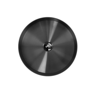 OLIVERI MILAN ROUND STAINLESS STEEL COUNTER TOP BASIN BLACK 400MM