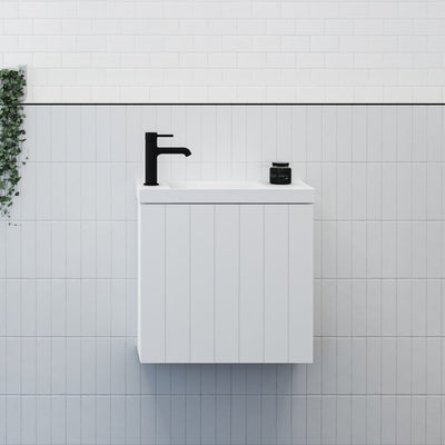 TIMBERLINE OLLIE SPACE SAVING SINGLE BOWL CUSTOM WALL HUNG VANITY