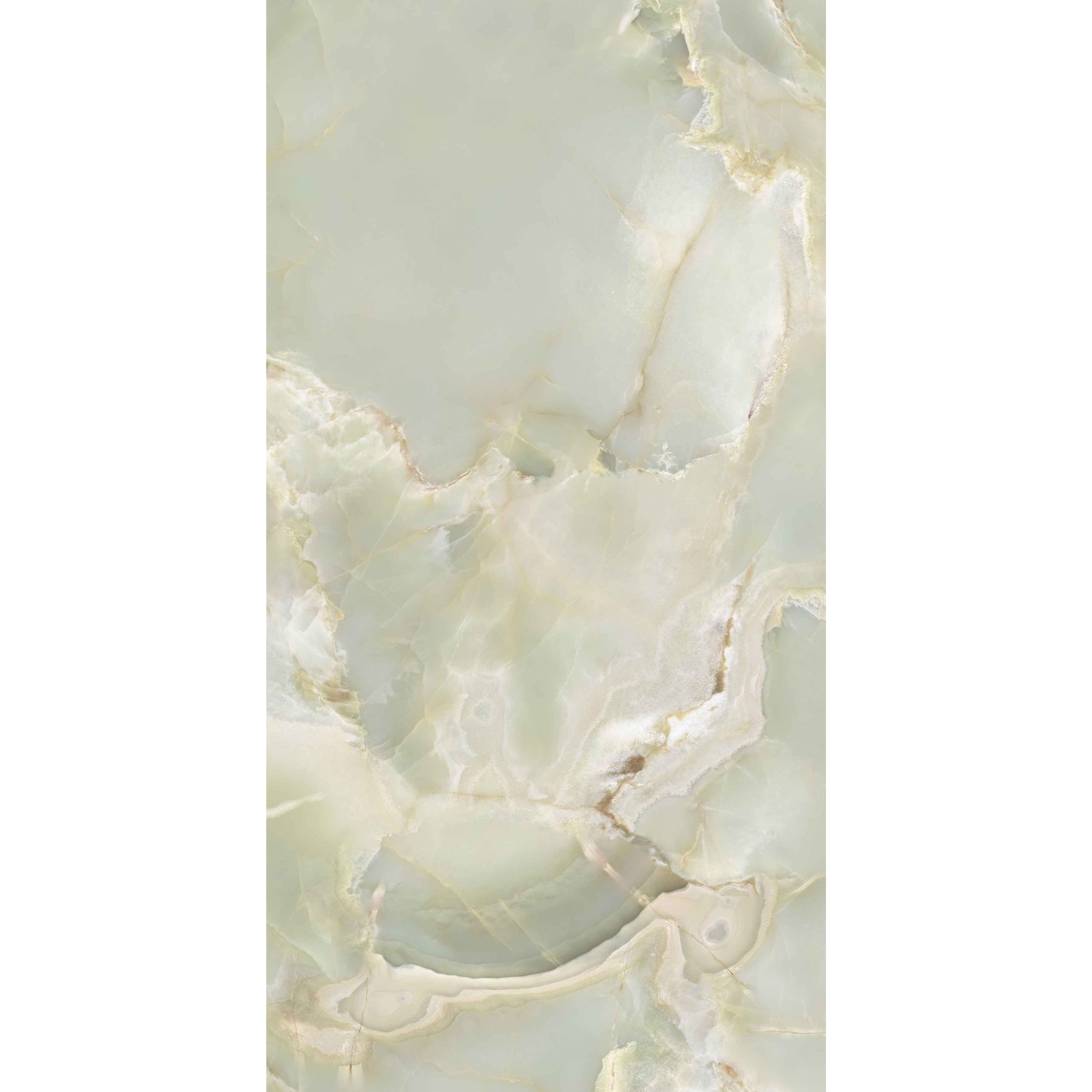 EVERSTONE ONICE REALE JADE POLISHED TILE SAMPLE (1PC)