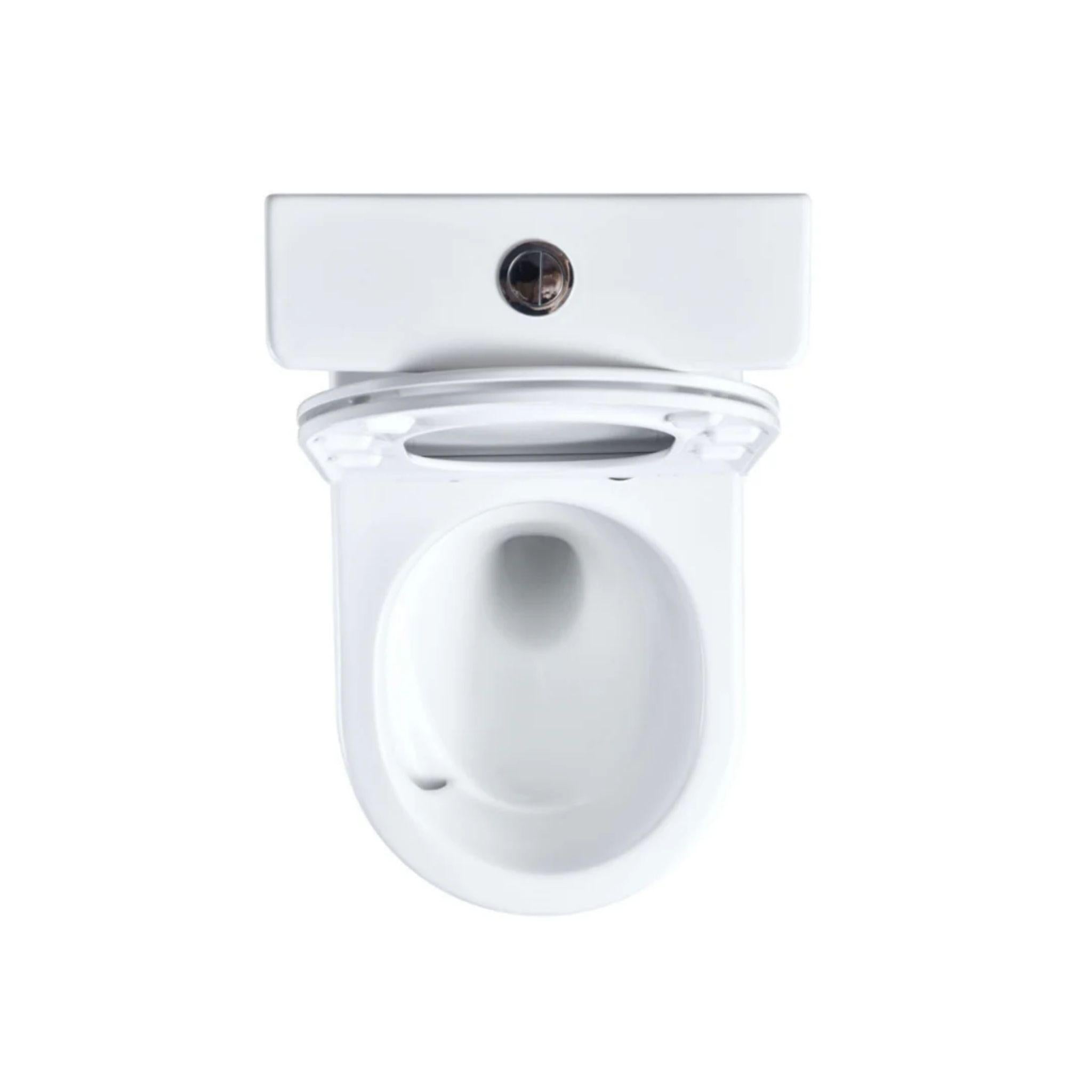 MERCIO OXFORD QUIET RIMLESS AND TORNADO FLUSH BACK TO WALL TOILET SUITE GLOSS WHITE
